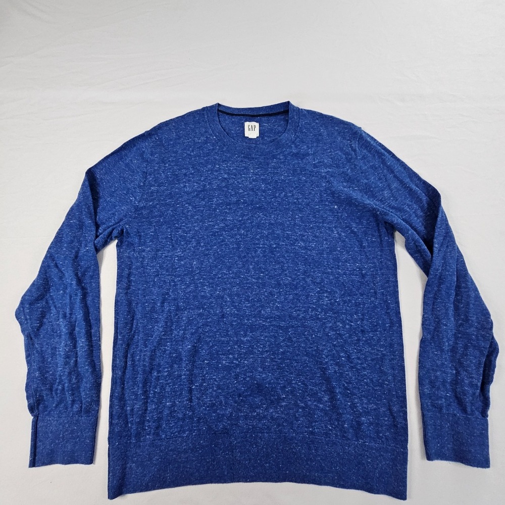 Gap Blue Long Sleeve Pullover Sweater Men's M